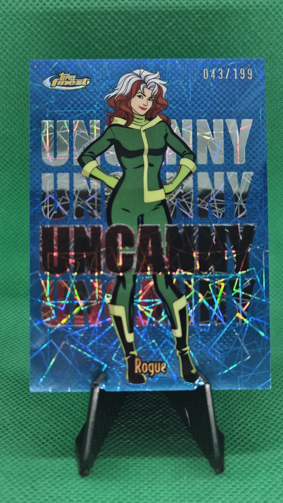 2025 Topps Finest X-men '97 Rogue SP Uncanny #93 Lazer Refractor #’d /199