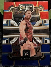 LA Knight 2024 Panini Select WWE CONCOURSE RED BLUE PRIZM Card #74