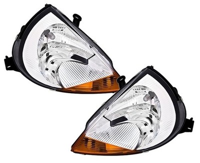 Scheinwerfer Set für Ford KA MK1 RBT Halogen H1 H7 Streuscheibe LWR