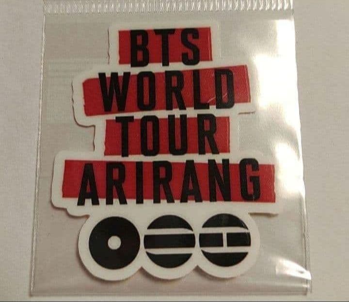 BTS Arirang logo Sticker tour | eBay