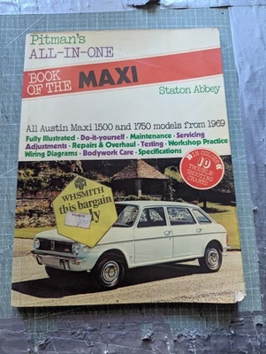 Pitman's Book Of The Austin Maxi Maintenance, Servicing, Repairs Manual - Image 1 of 4