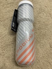 Camelbak Podium Chill Bike Insulated Squeeze 24 Oz Pink Gray Coral Stripe