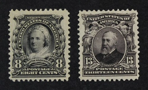 CKStamps: US Stamps Collection Scott#306 308 Mint HR OG