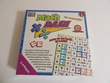 Math Dash Multiplication  Division Board Game