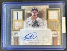 2025 Topps Museum Jackson Merrill Signature Quad Jersey Auto Autograph #/99