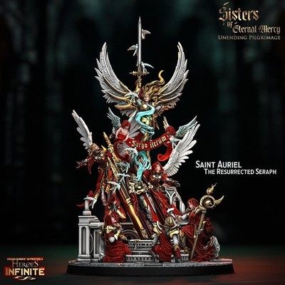 Saint Auriel, The Resurrected Seraph | Sisters of Eternal Mercy | 32mm