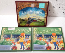 3 Alphabet Books Discover America State by State G-GardenState K-Keystone J21