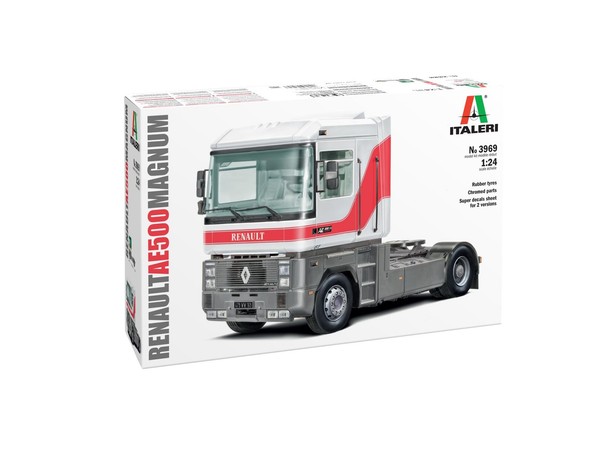 Italeri 3969 Renault AE500 Magnum, Scala 1:24, Plastic Model Kit/Modello In Plas-image