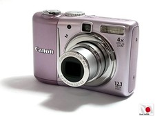 Canon Power Shot A1100 IS 12.1MP 4x Compact Digital Camera Pink JP (64423TS1)M