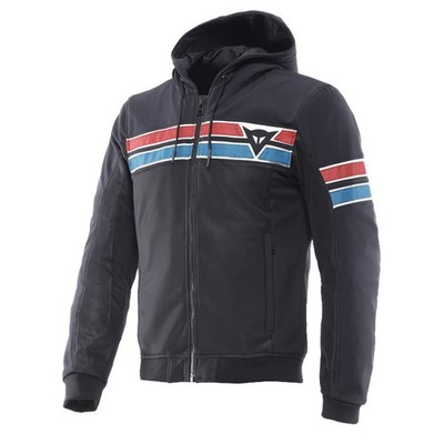 Dainese VINTEDGE AIR TEX Sommer Motorradjacke Herren black/blue/red