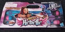 Hasbro Nerf Rebelle Arrow Refill Secrets and Spies 3 Arrows Whistles Toy