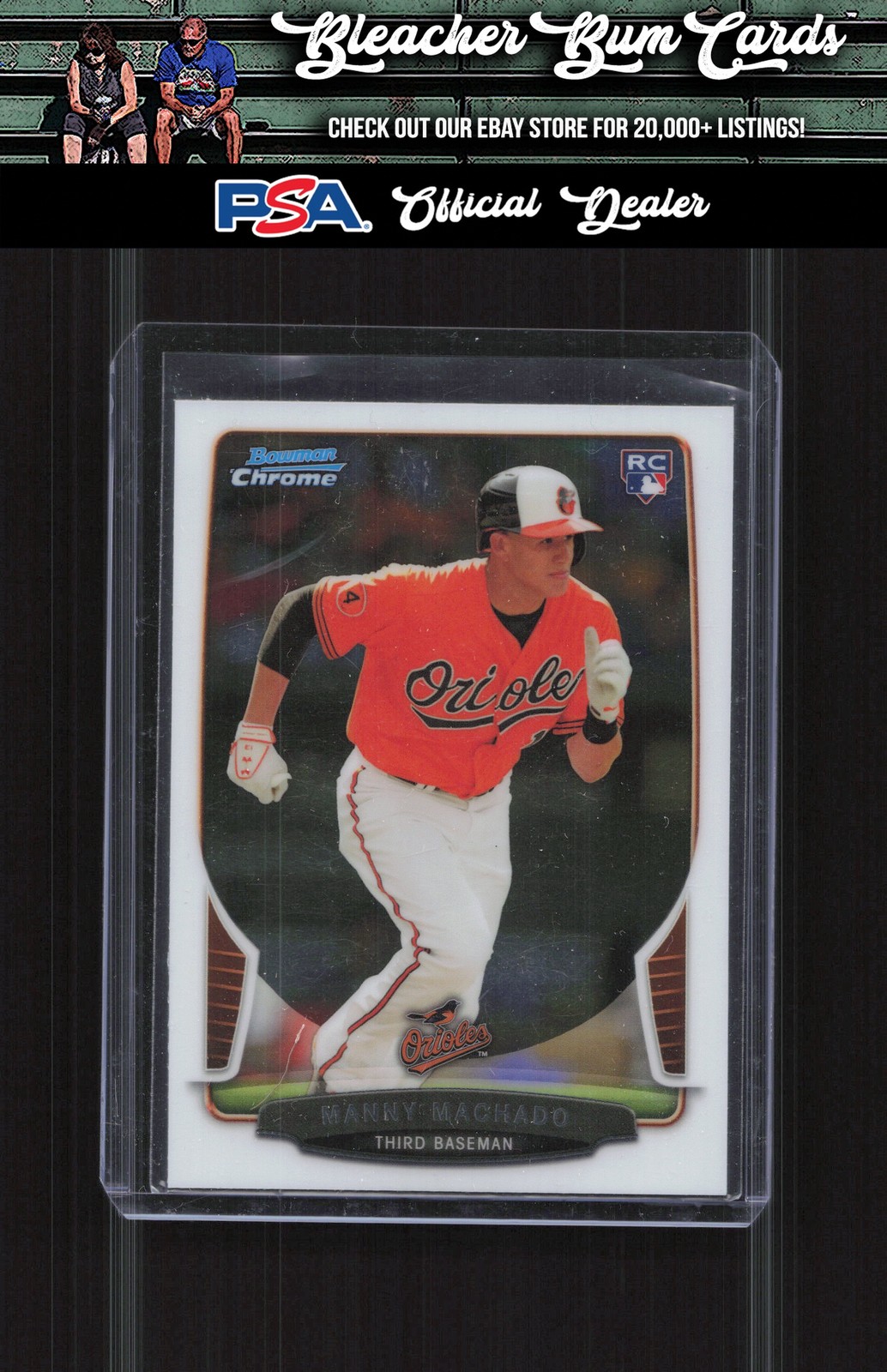2013 Bowman Draft Picks & Prospects 4 Manny Machado Chrome Rookie