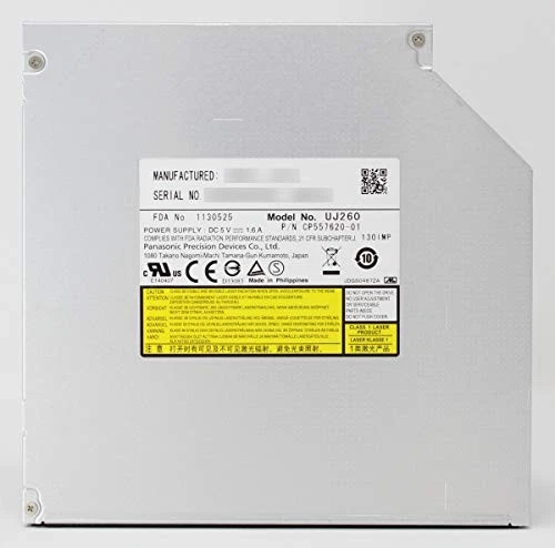 Panasonic Slim Blu-ray Drive for Laptops BD-R x 6x Write Support Black UJ-260 - Image 3 of 4