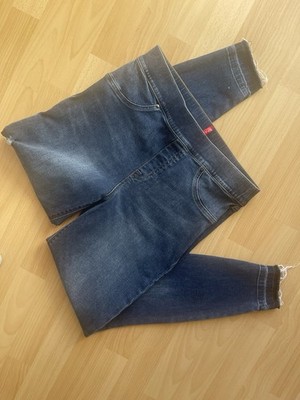 SPANX Damen Leggings Hose Jeans Skinny Jegging L Blau Wie Neu
