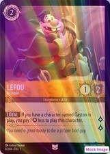 Lefou - Bumbler. 8/204 ⚜️Cold Foil⚜️Lorcana The First Chapter Uncommon