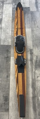 Vintage Maherajah Wood Slalom 69  Water Ski- Black Bindings -Nice!!!!