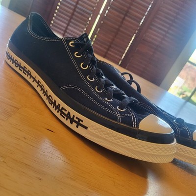 Rare Converse Chuck 70 Low Fragment Design Moncler Black Sneaker 172320C