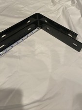 2 NEW HILLMAN Heavy Duty 8.25" X 1.5" X 1/4" Corner Braces H 853860 / Black.