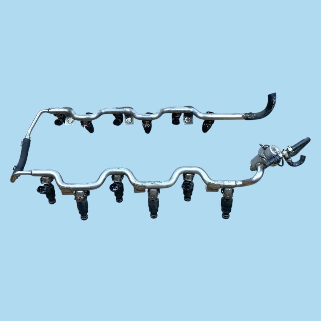 Engine Fuel Rail + Injectors OEM 03-10 Bentley Continental GT Flying Spur GTC