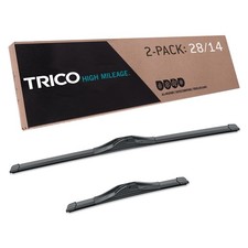 TRICO Solutions High Mileage 28/14 Inch Wiper Blades - Pack of 2 High Performanc
