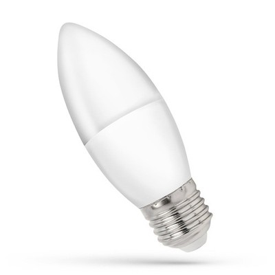 Spectrum LED Leuchtmittel Kerze 1W E27 matt 90lm Lampe Neutralweiß 4000K 270°