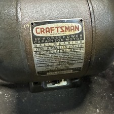 CRAFTSMAN 1/2 Hp Electric  Motor 1750 RPM 115...