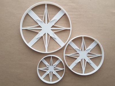 Nordstern Krippe Weihnachtsform Ausstecher Teig Keks Fondant scharf
