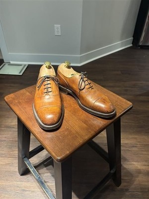 United Arrows Japan Leather Shoes Men s 6E Wide Oxford Derby Brown