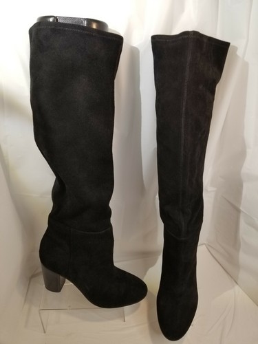 Karl Lagerfeld Paris Black Suede TULLE 