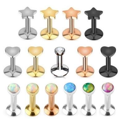 4mm *Extra Short* Tragus Cartilage Ear Stud Helix Upper Ear Ring Conch  Earring UK
