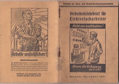 BERLIN, Katalog 1941, Verband der Eisen-Metall-Berufsgenossenschaften 