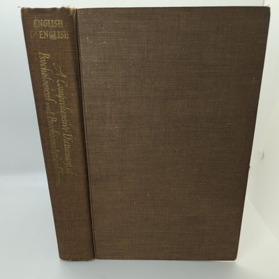 A Comprehensive Dictionary Of Psychological Terms 1964 HC
