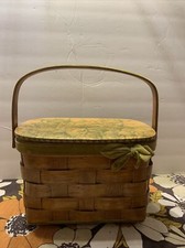 vintage 60s mushroom box purse basket