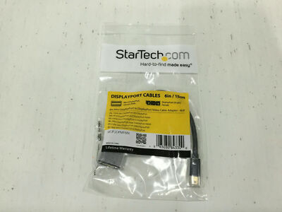 StarTech.com, MDP2DPMF6IN, 6'' Mini DisplayPort to DisplayPort Video Cable 