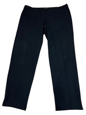 Lafayette 148 New York Dark Blue Trousers Pants Side Zip Women  s Size 16