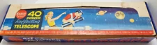VINTAGE 1960 GILBERT 40 POWER REFLECTING TELESCOPE NO. 13203 W/BOX **FREE SHIP**
