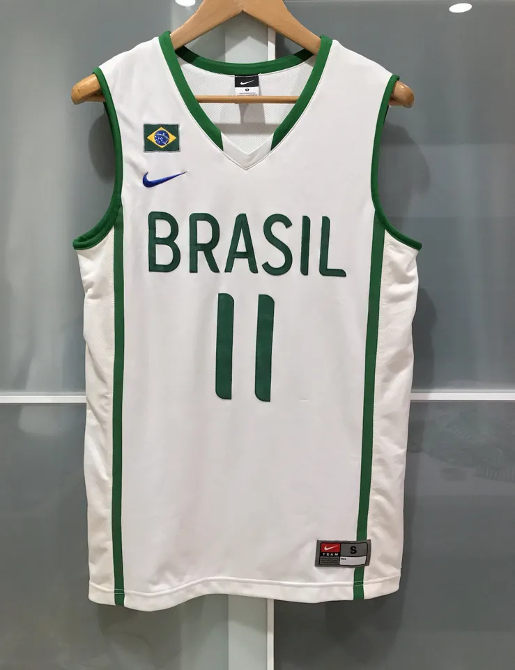 RARE NIKE BRAZIL VAREJAO AUTHENTIC NATIONAL TEAM BASKETBALL JERSEY FIBA WBC | eBay