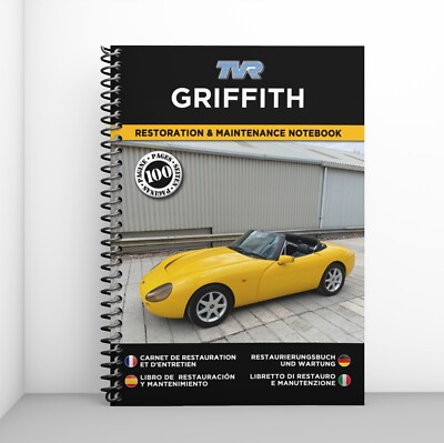 TVR GRIFFITH : Restaurierungsnotizbuch & Wartung - KOSTENLOS VERSAND !