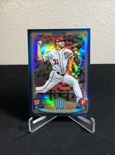 2019 Topps Gypsy Queen Chrome Indigo Refractor Max Scherzer 42/150 Boxtoper 3xCY