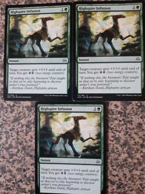 MTG - 3 x Highspire Infusion - Aether Revolt