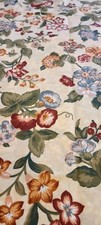 Vintage floral full sheet set No Iron Made In The USA Vibrant Cottagecore