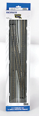 Bachmann HO Decoder-Equipped Nickel-Silver Turnout E-Z Track Single-Crosso 44137 - Picture 1 of 1