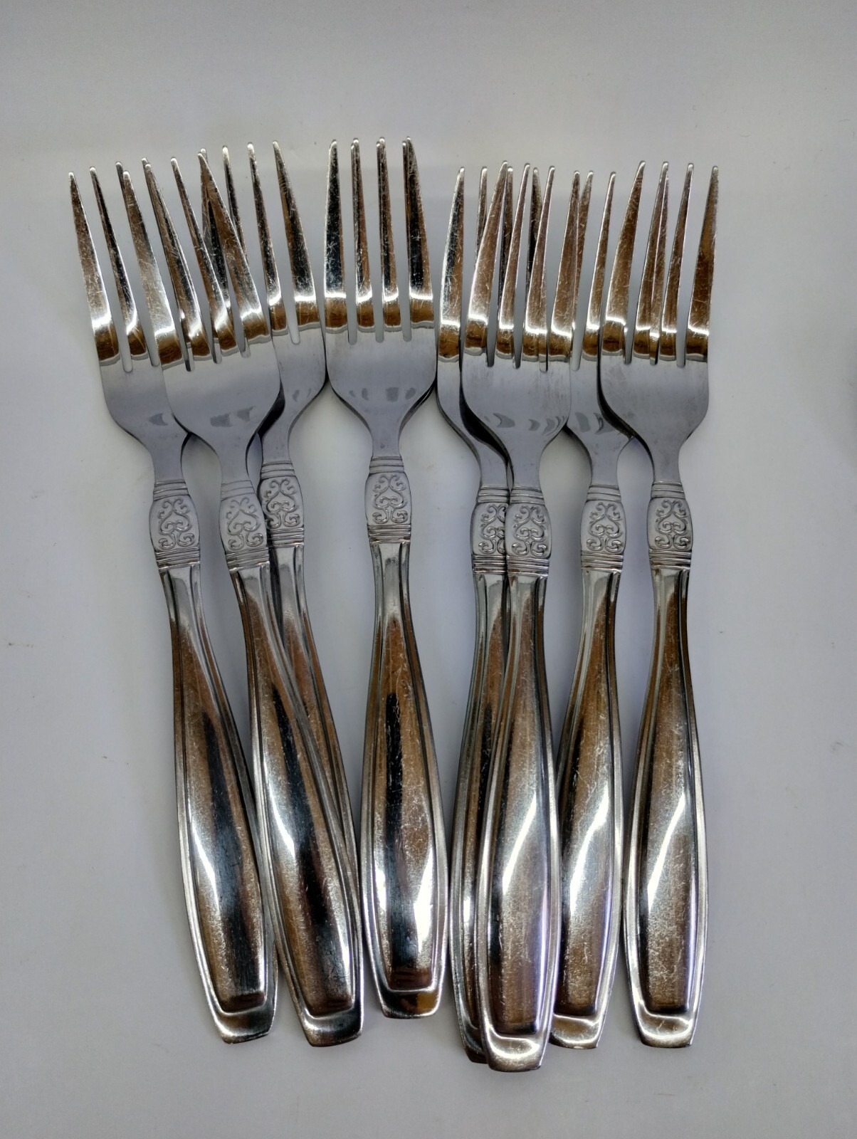 Oneida Vista Stainless Steel 50 Pieces, 10 Place Sets Forks, Spoons