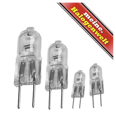 1-3-5-10-20x Halogen-Leuchtmittel 5W-10W-20W G4 GU4 12V Stiftsockel-Lampe Bi-Pin