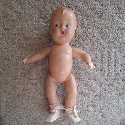 VINTAGE ANTIQUE Composition Bisque DOLL 12