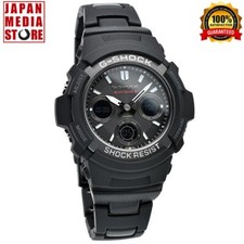 Orologio Uomo CASIO G-SHOCK AWG-M100SBC-1AJF Nero Solare Atomico Analogico Digitale NUOVO