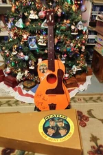 BEATLES 1964 New Beat Guitar RARE Selcol w/ ORIGINAL Box LABELS Strap UK Vintage