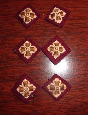 OFFICERS PIPS SET OF 6, PARACHUTE REGIMENT GREAT BRITAIN