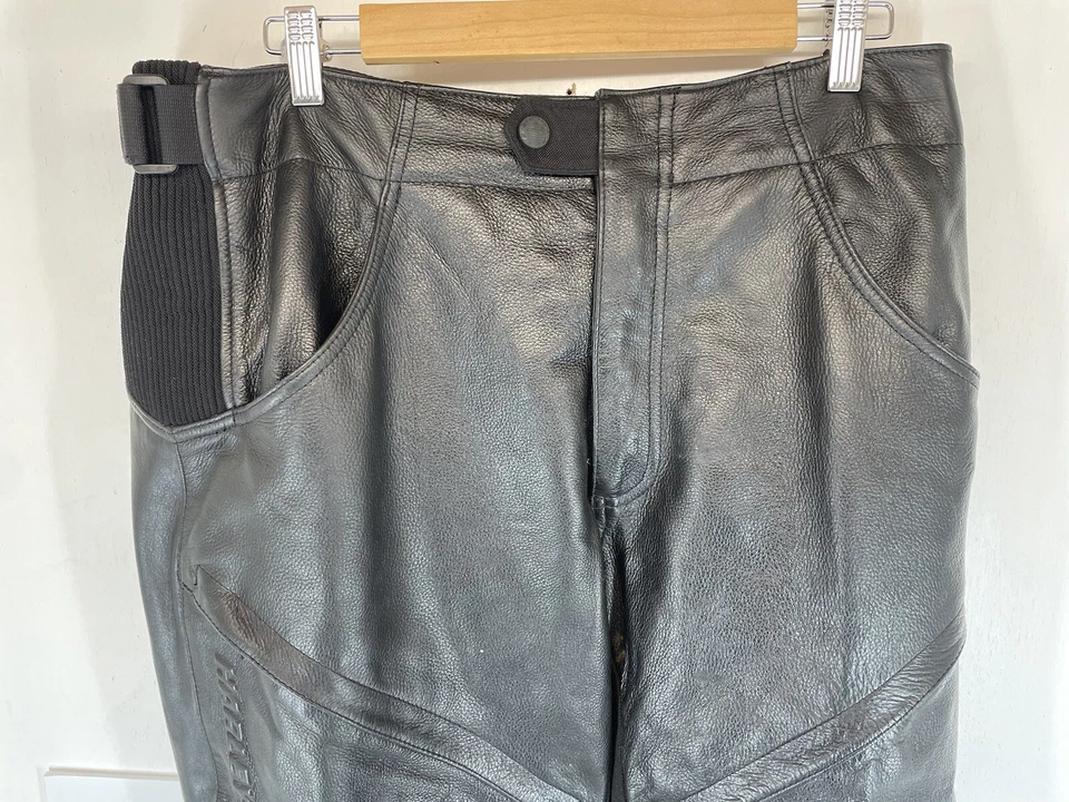 Мужские кожаные штаны для верховой езды Harley-Davidson FXRG талия 36 шт. - Изображение 2 из 4