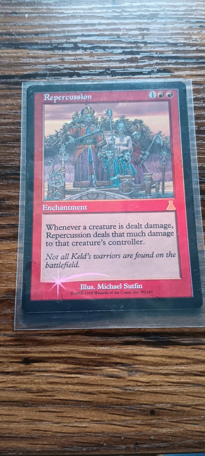 MTG English Repercussion NM Foil Urza's Destiny Free Shipping